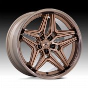 Asanti Black Label ABL46 Duke Platinum Bronze Custom Wheels